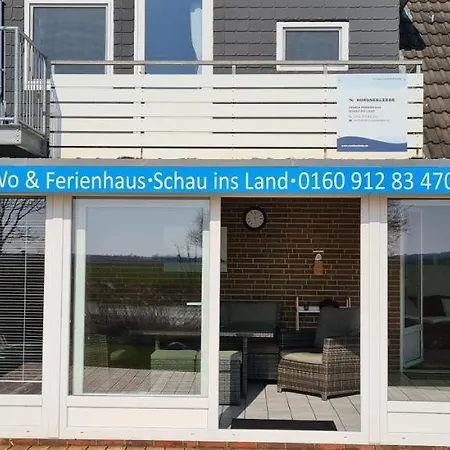 Ferienwohnungen Haus Schau ins Land nah an der Nordsee Emmelsbüll-Horsbüll Exterior foto