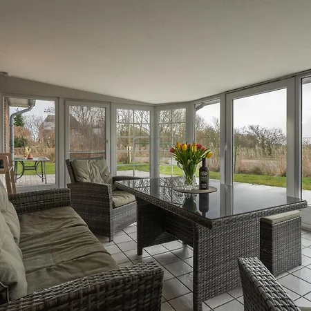 Ferienwohnungen Haus Schau ins Land nah an der Nordsee Emmelsbüll-Horsbüll Exterior foto